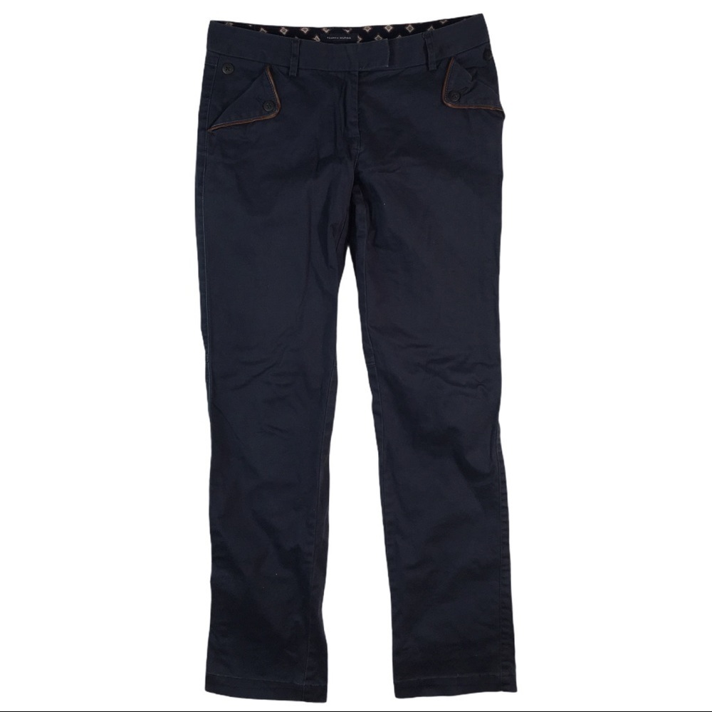 WJ133 Women’s Tommy Hilfiger Parker Chino Preppy Pants 2